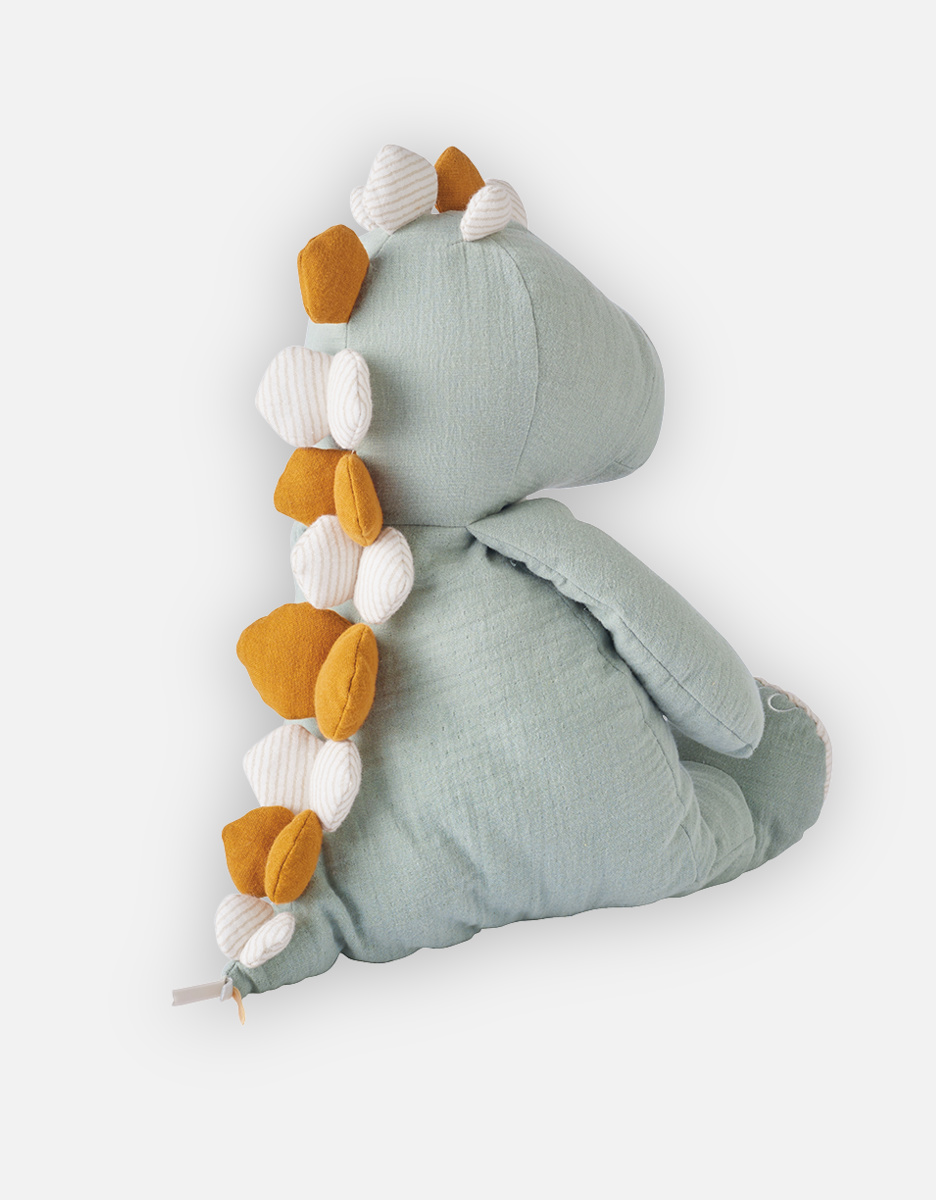Peluche medium Stegi en mousseline de coton BIO, eucalyptus