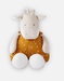 Veloudoux and cotton muslin large Tiga soft toy