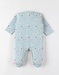 Jersey 1-piece pyjamas with tiger print, aqua