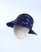 Omkeerbare hoed met schildpadprint, donkerblauw/rood