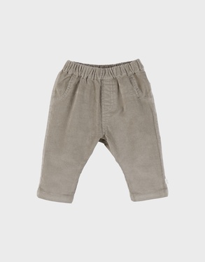 Khaki corduroy trousers
