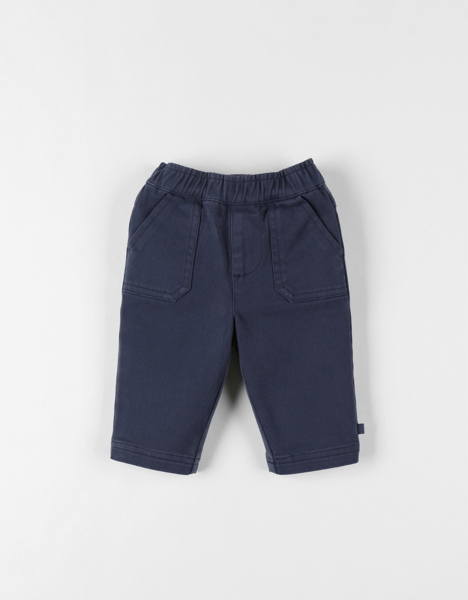 Pants, navy blue