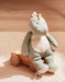 Small BIO katoenen mousseline Stegi knuffel, eucalyptus