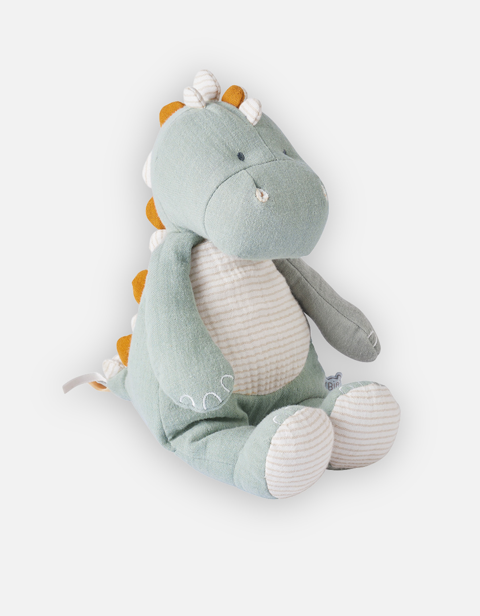 Peluche small Stegi en mousseline de coton BIO, eucalyptus