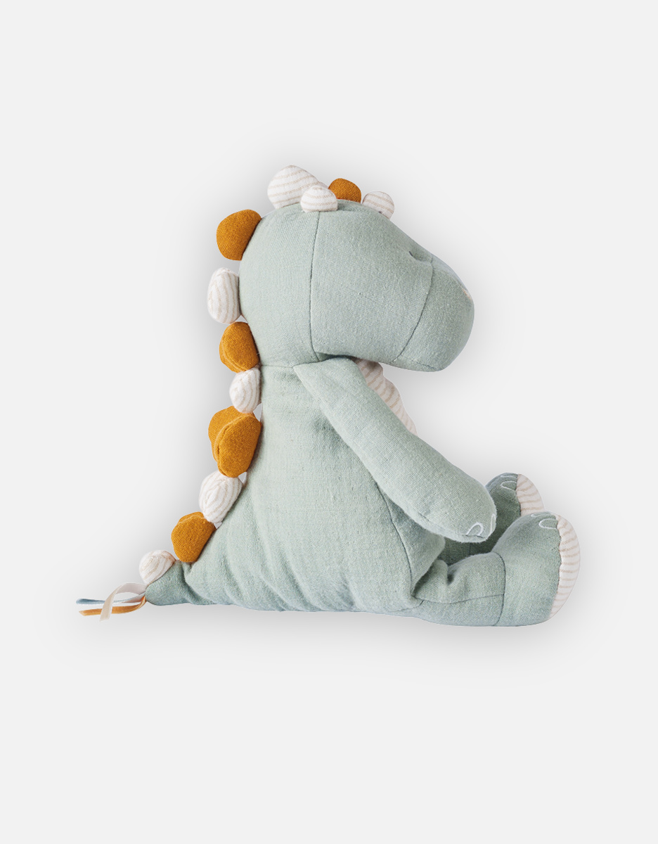 Peluche small Stegi en mousseline de coton BIO, eucalyptus