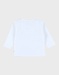 Wit katoenen T-shirt met mammoetprint
