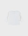 Ecru cotton T-shirt with bear print
