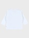 Wit katoenen T-shirt met lange mouwen en zebraprint
