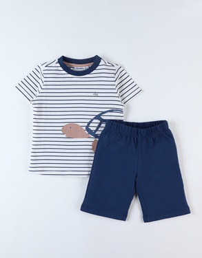 TURTLE PYJAMA 2PCS RAYE MC