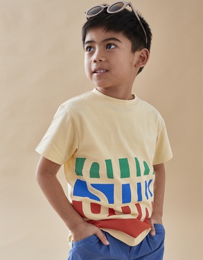 "Surf" short-sleeved t-shirt, multicolor
