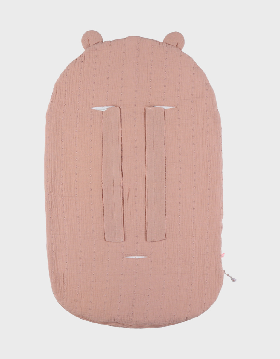 Footmuff, organic cotton muslin