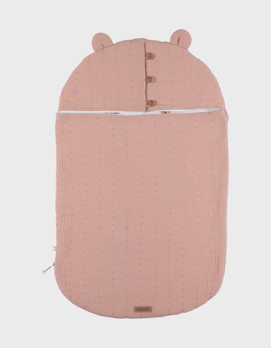 Footmuff, organic cotton muslin