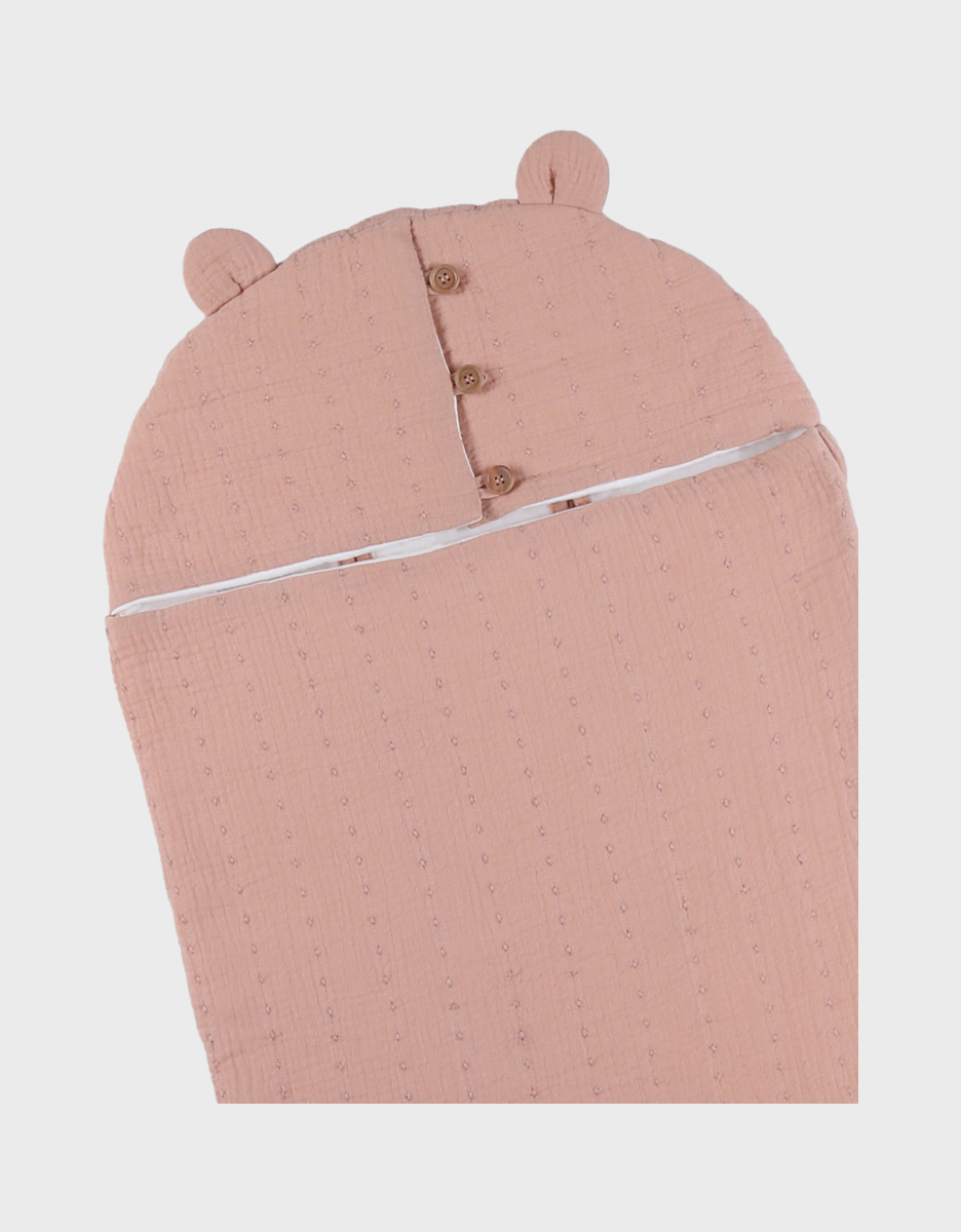 Footmuff, organic cotton muslin