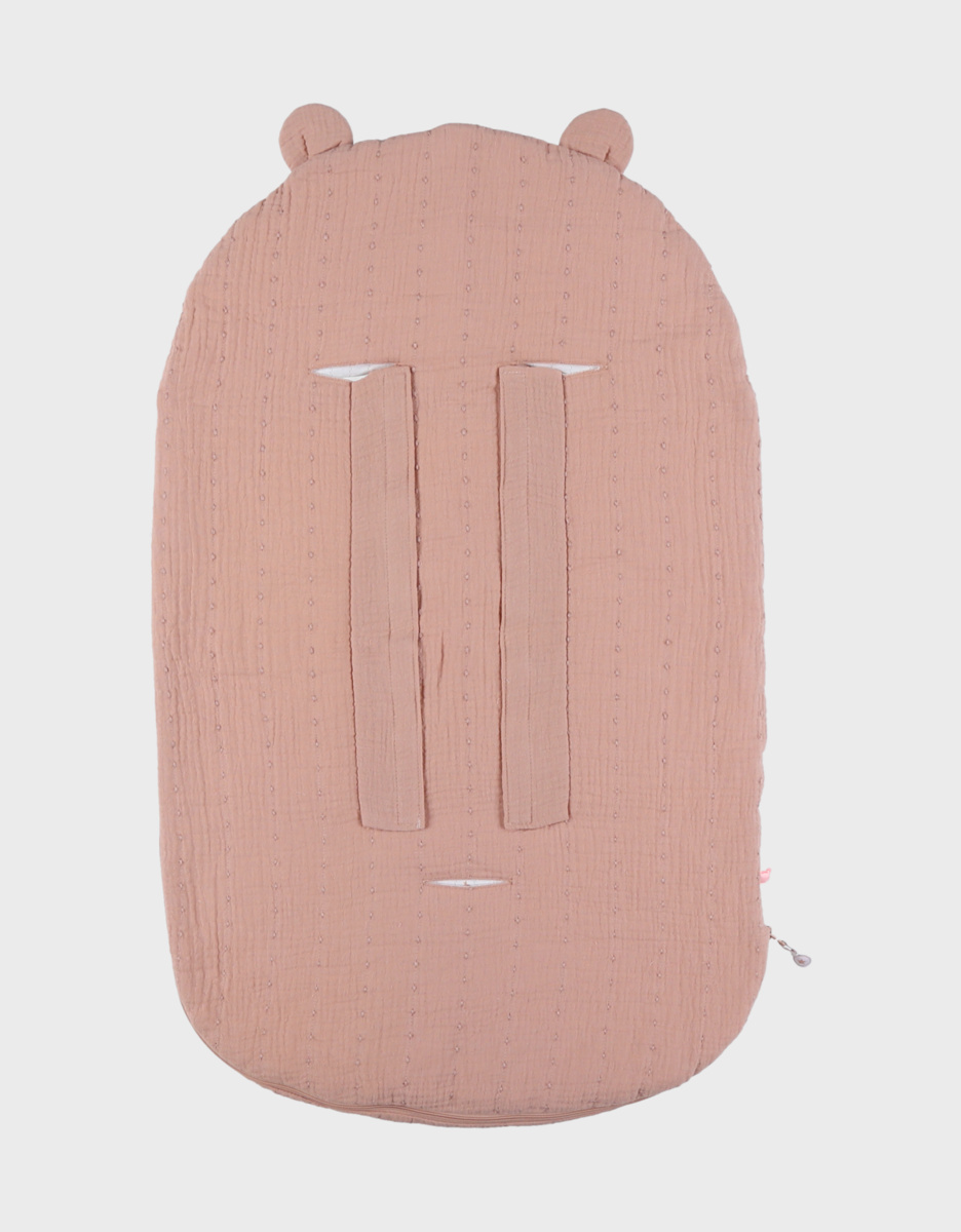 Footmuff, organic cotton muslin