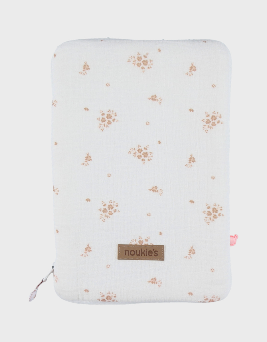 Health record cover, organic cotton muslin