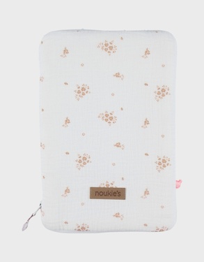 Health record cover, organic muslin