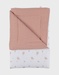 Couverture bébé 75*100cm, mousseline de coton bio