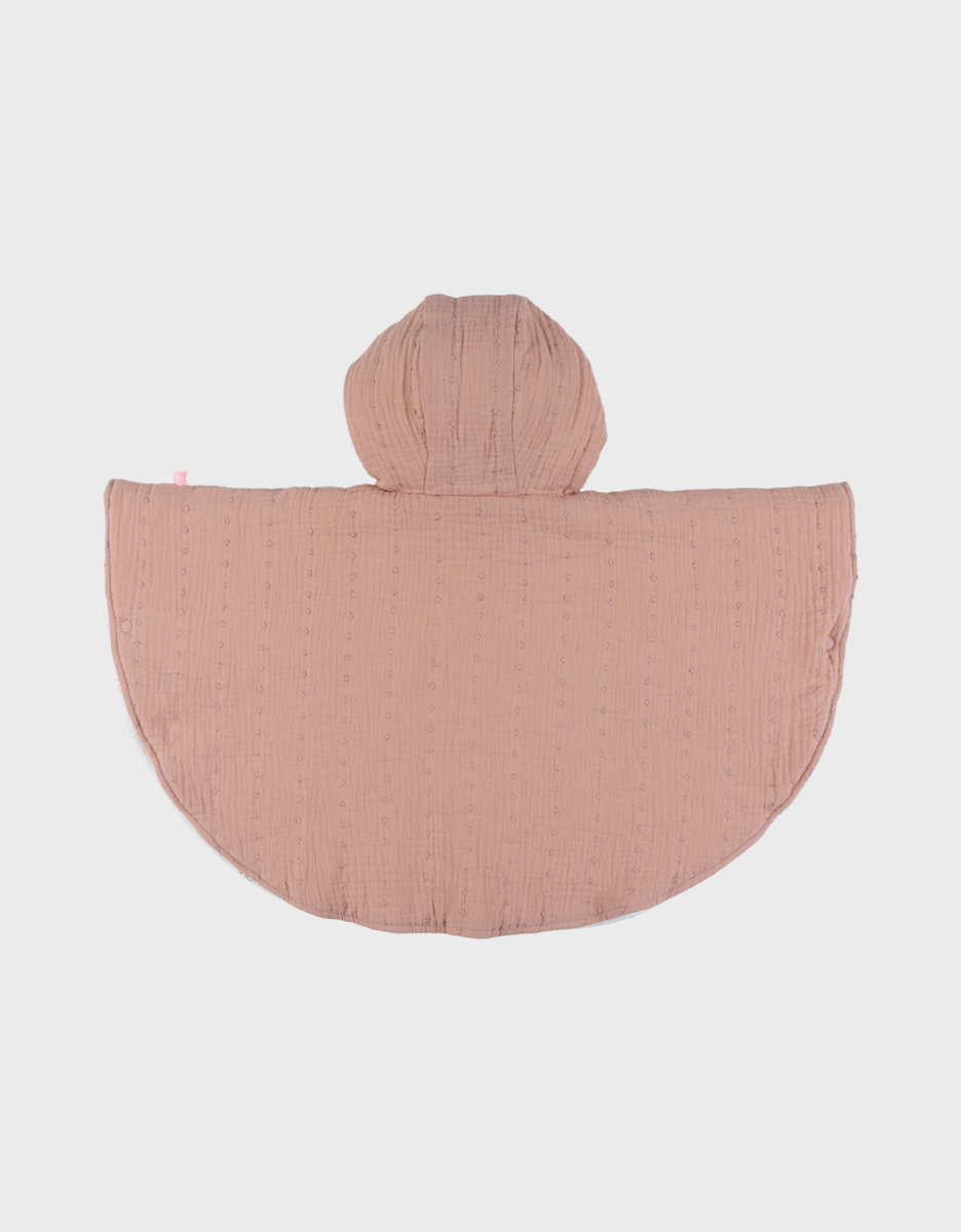 Baby poncho, bio katoenen mousseline