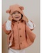 Baby poncho, bio katoenen mousseline