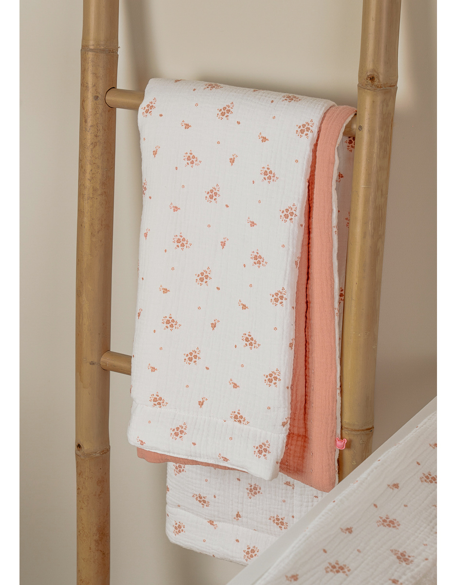 Baby blanket 75*100cm, organic cotton muslin
