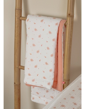 Baby blanket 75*100cm, organic cotton muslin