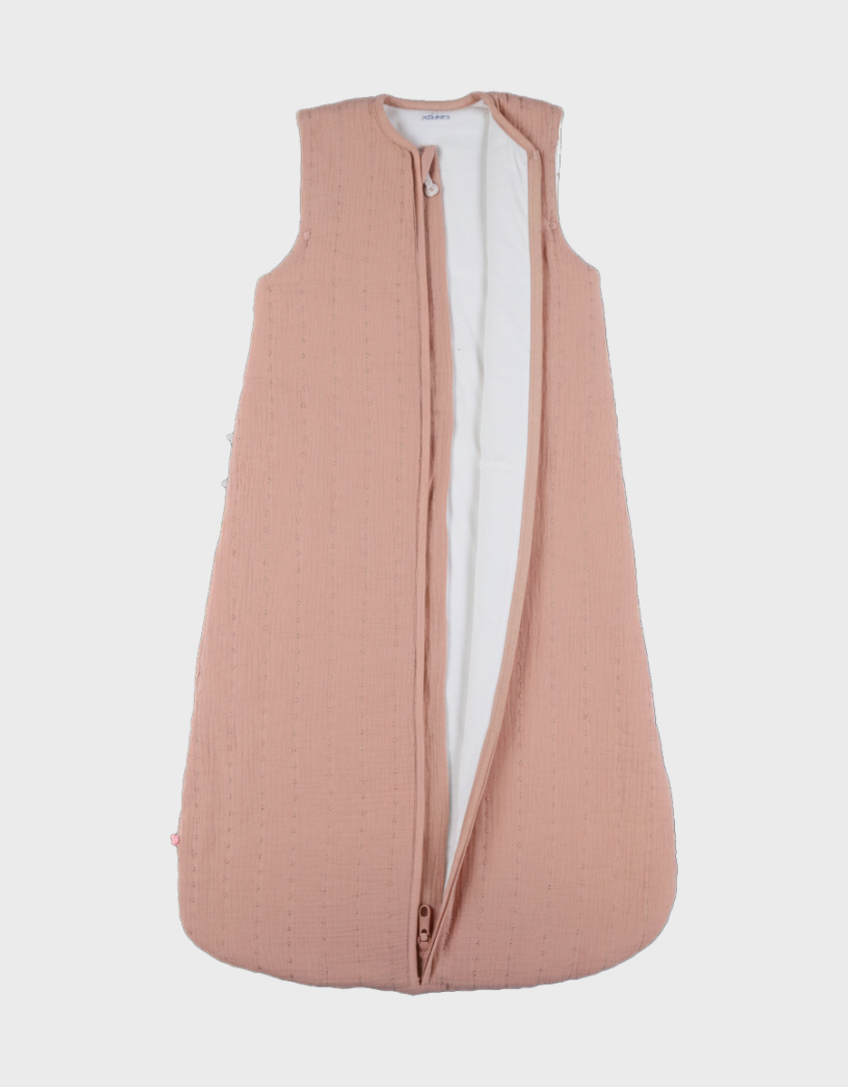 Sleeping bag, organic cotton muslin, 6-24 months