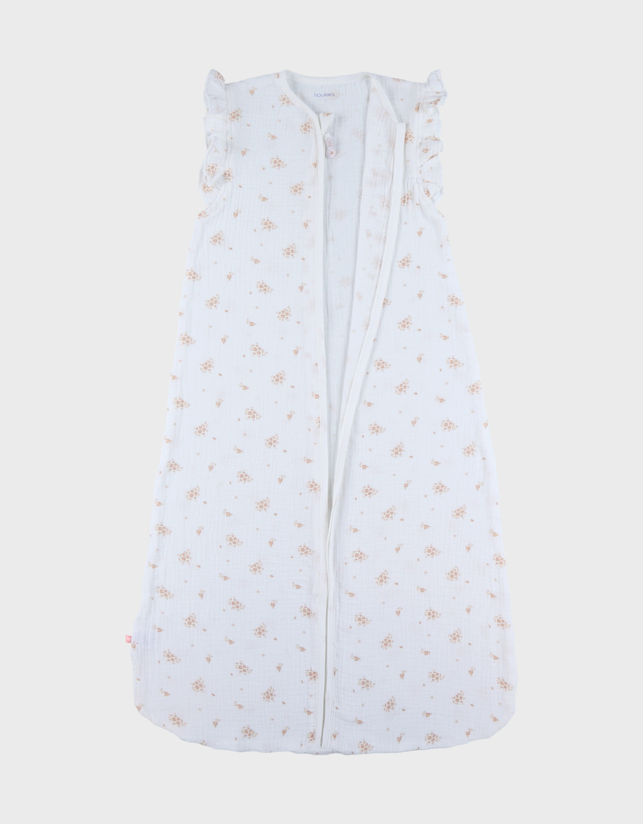 Sleeping bag, organic cotton muslin, 6-24 months