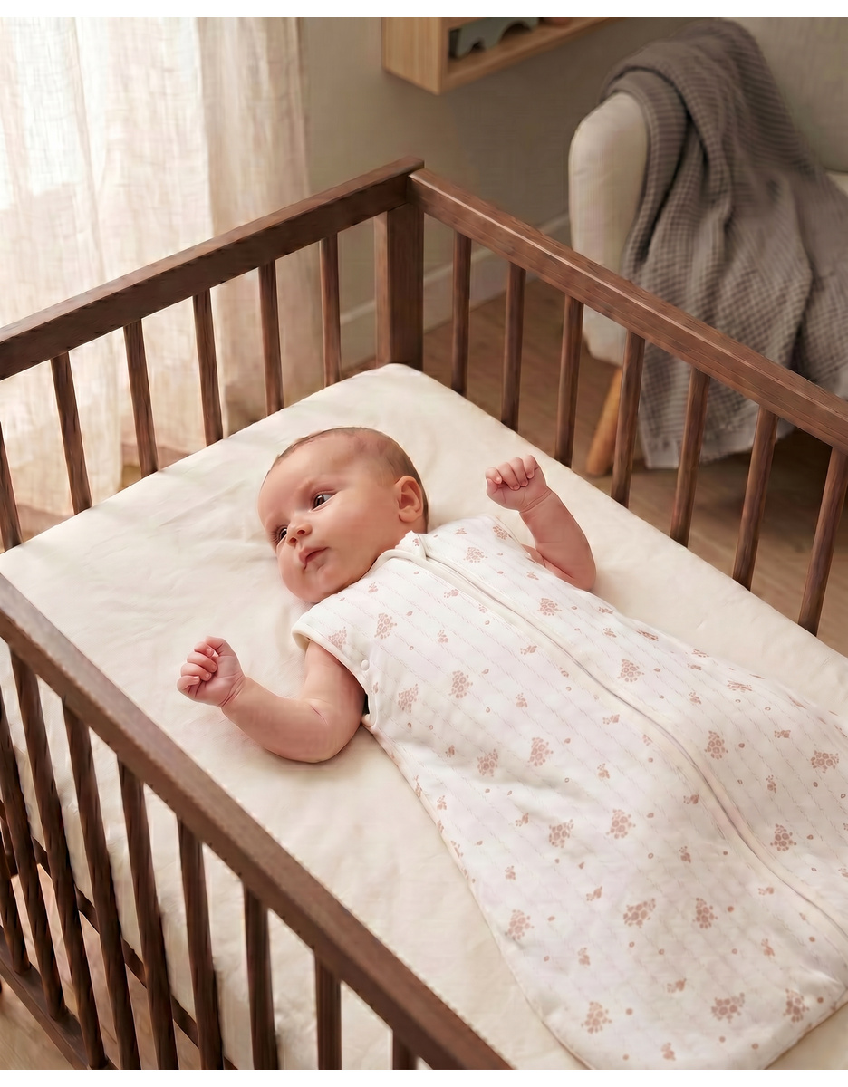 Sleeping bag in organic cotton, 0-3m