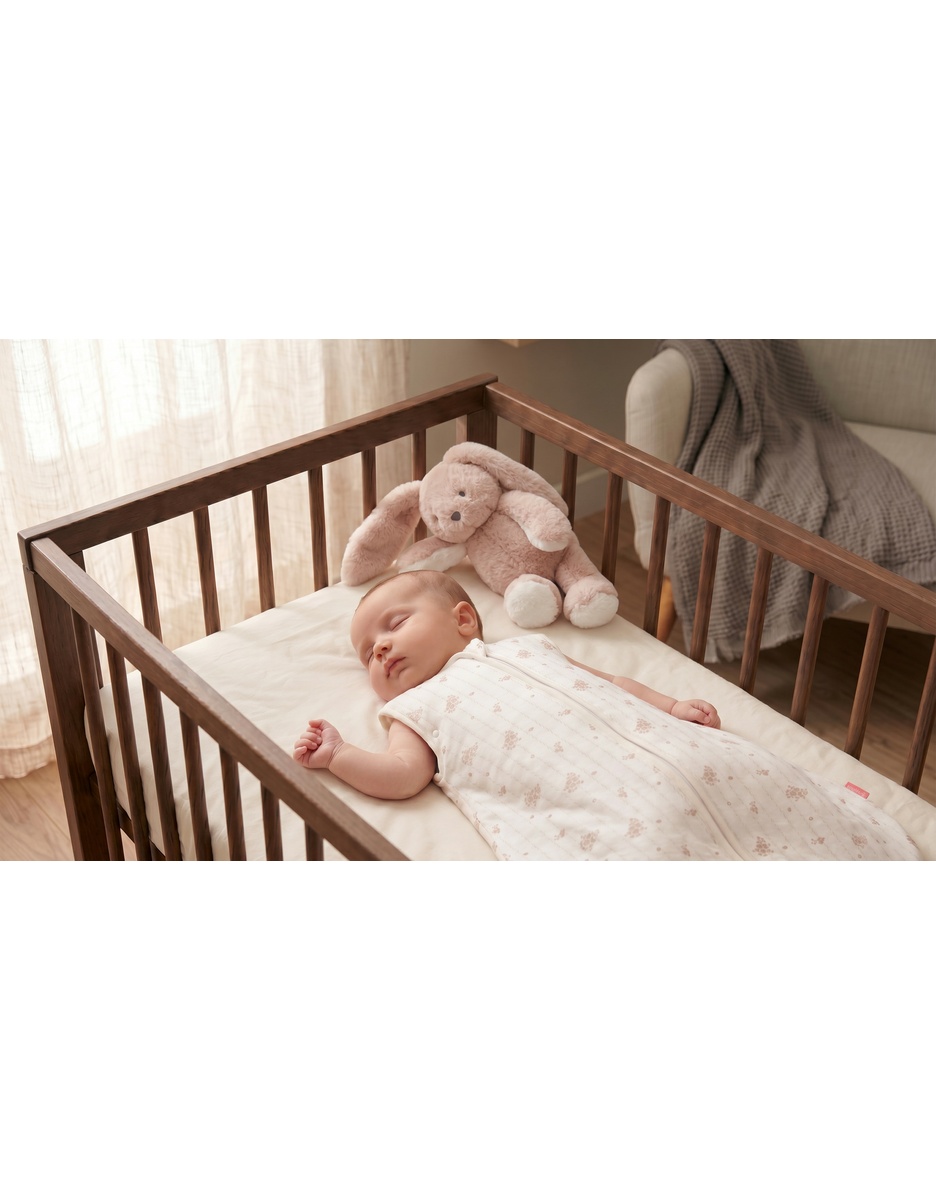 Sleeping bag in organic cotton, 0-3m