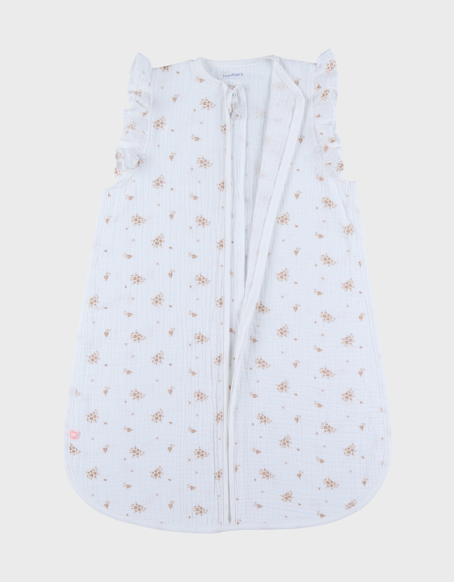 Sleeping bag, organic cotton muslin, 1-6 months