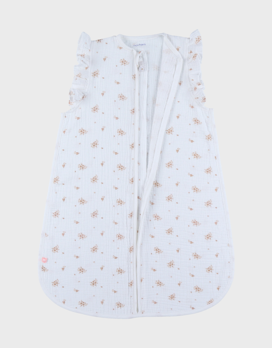 Sleeping bag, organic cotton muslin, 1-6 months