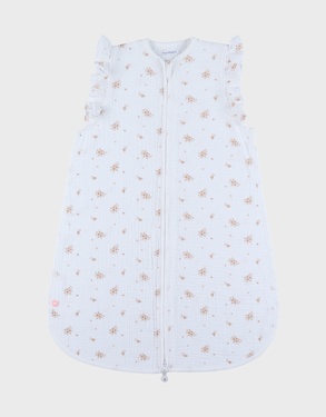 Sleeping bag, organic cotton muslin, 1-6 months