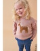 Knitted jumper, horse