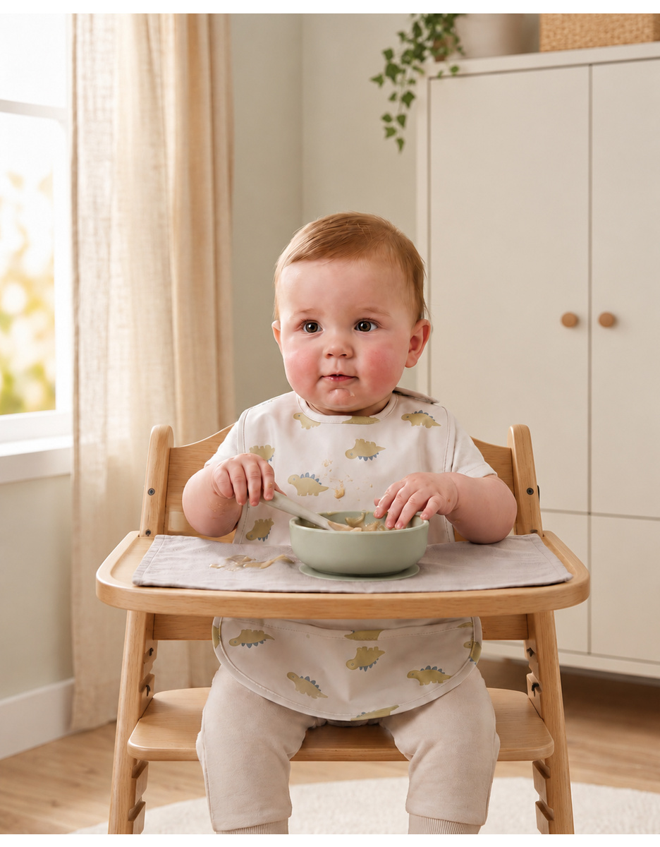 Set of 3 waterproof bibs