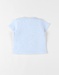 T-shirt zèbre à courtes manches, bleu clair